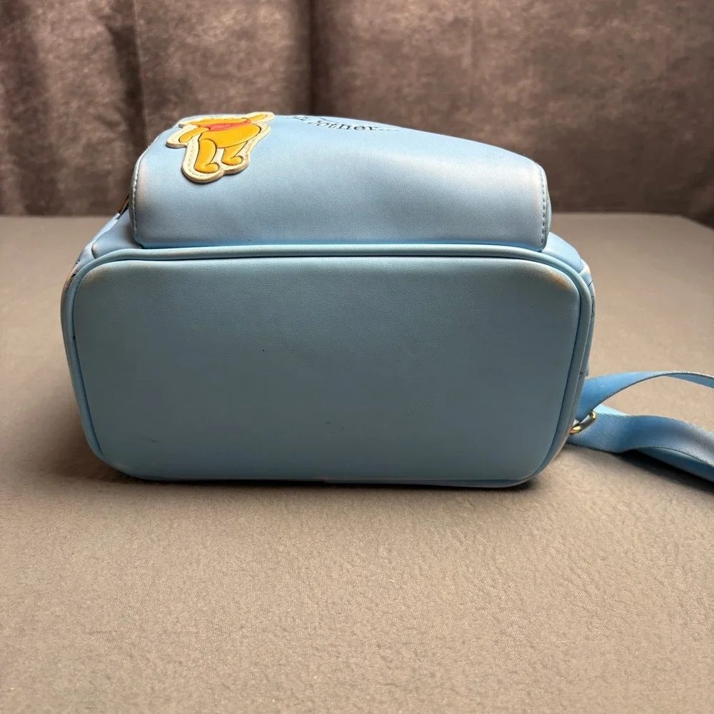 Danielle Nicole Disney Winnie the Pooh Oh Bother Balloon Mini Backpack Blue - Picture 8 of 16